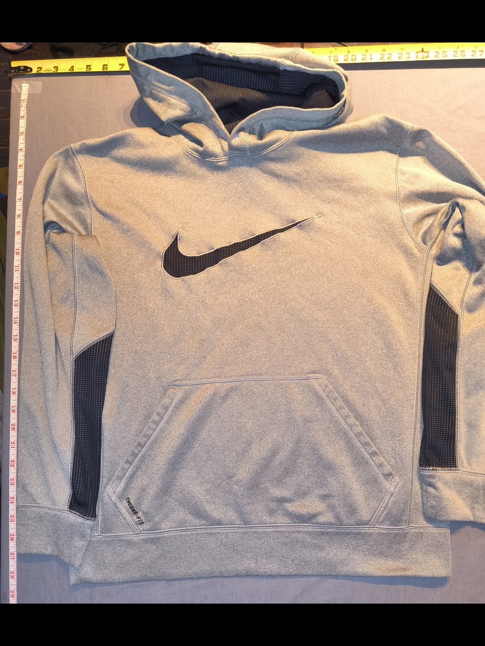 Nike Therma-Fit Gray Pullover Hoodie